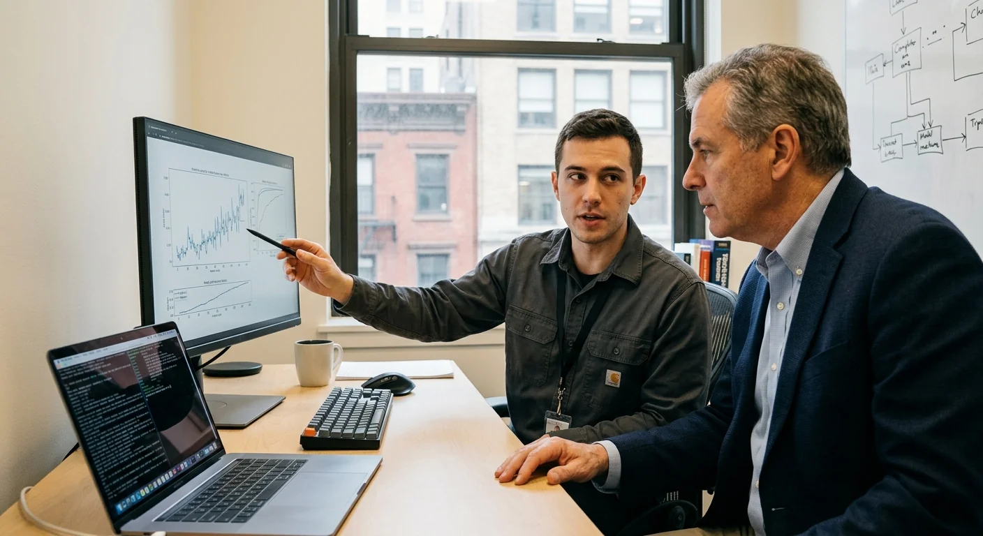 AI automation workflow planning session for a New York business team in 2026