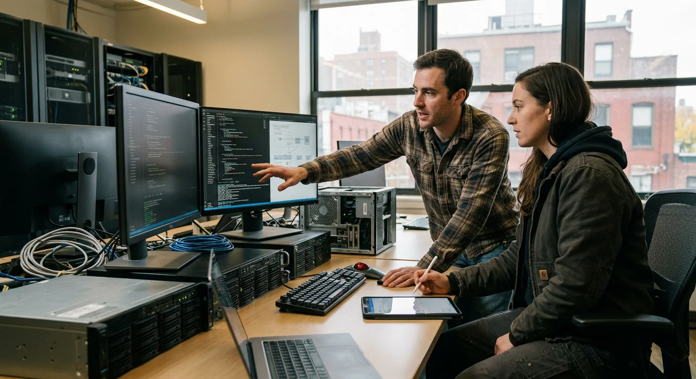 AI chatbot deployment planning session for a New York business automation project
