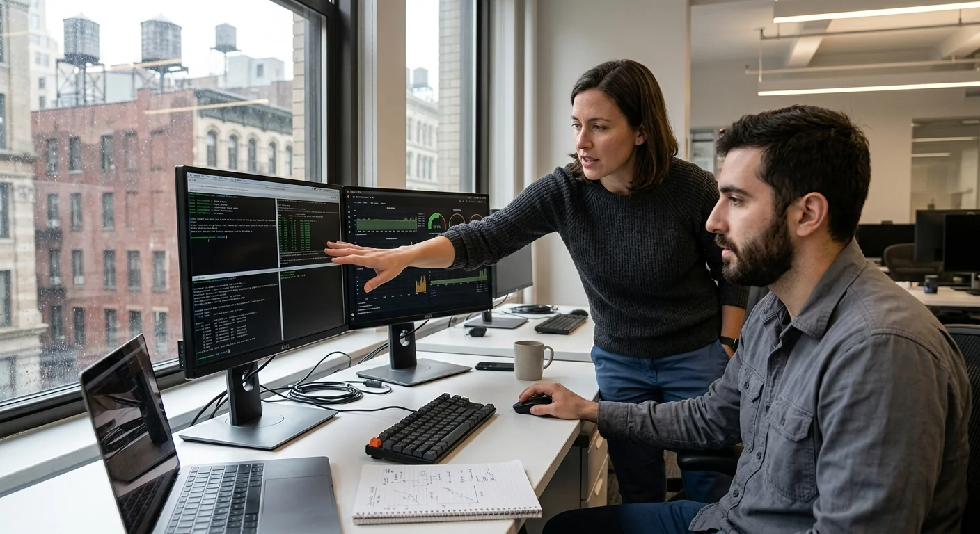 AI chatbot interface handling customer conversations for a New York business