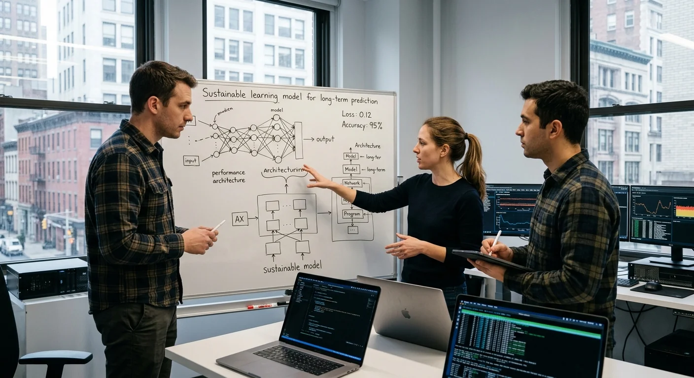 Engineer configuring AI integration middleware for a New York business system