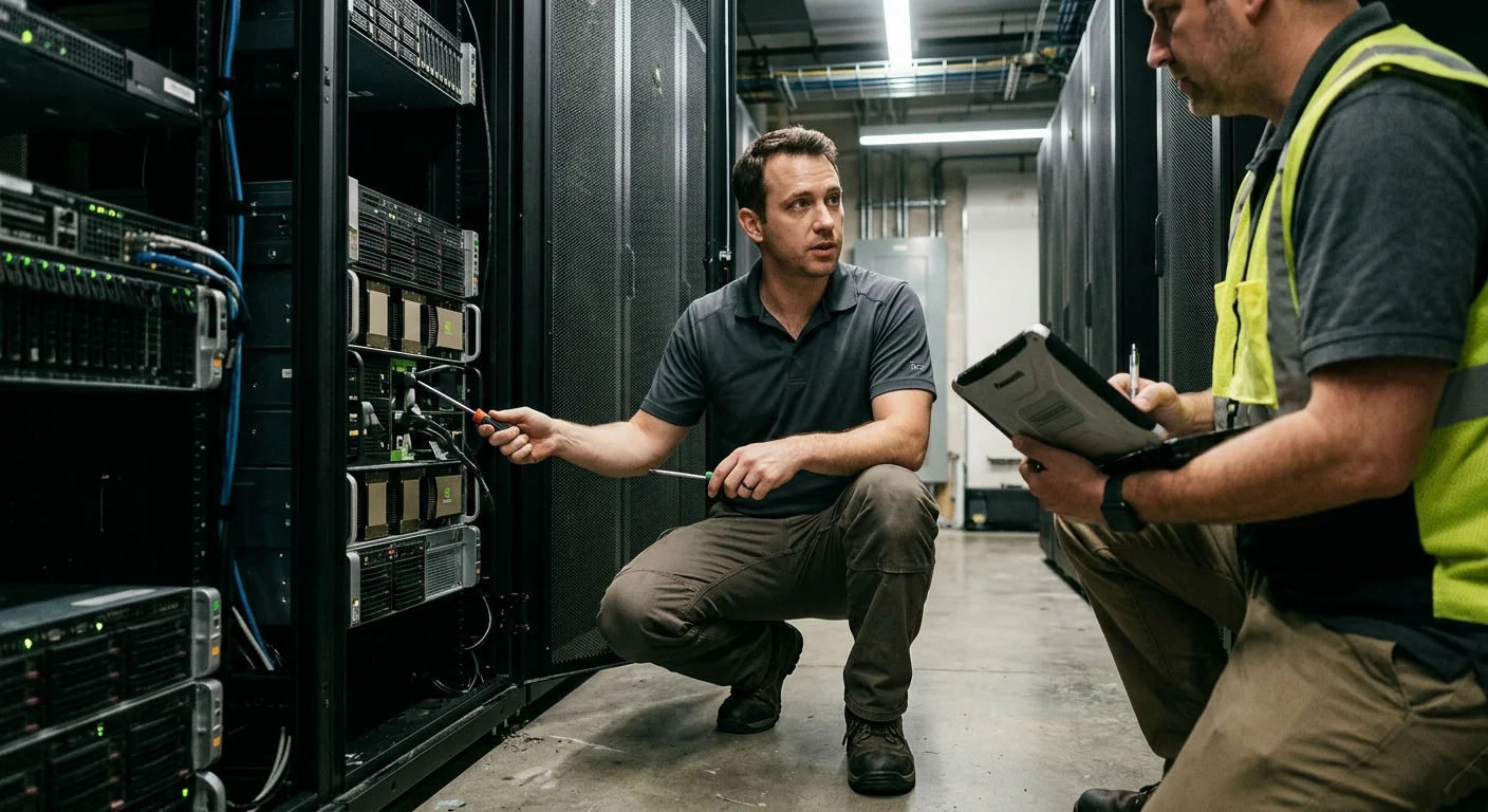 Consultant reviewing generative AI project scope and pricing with a New York client